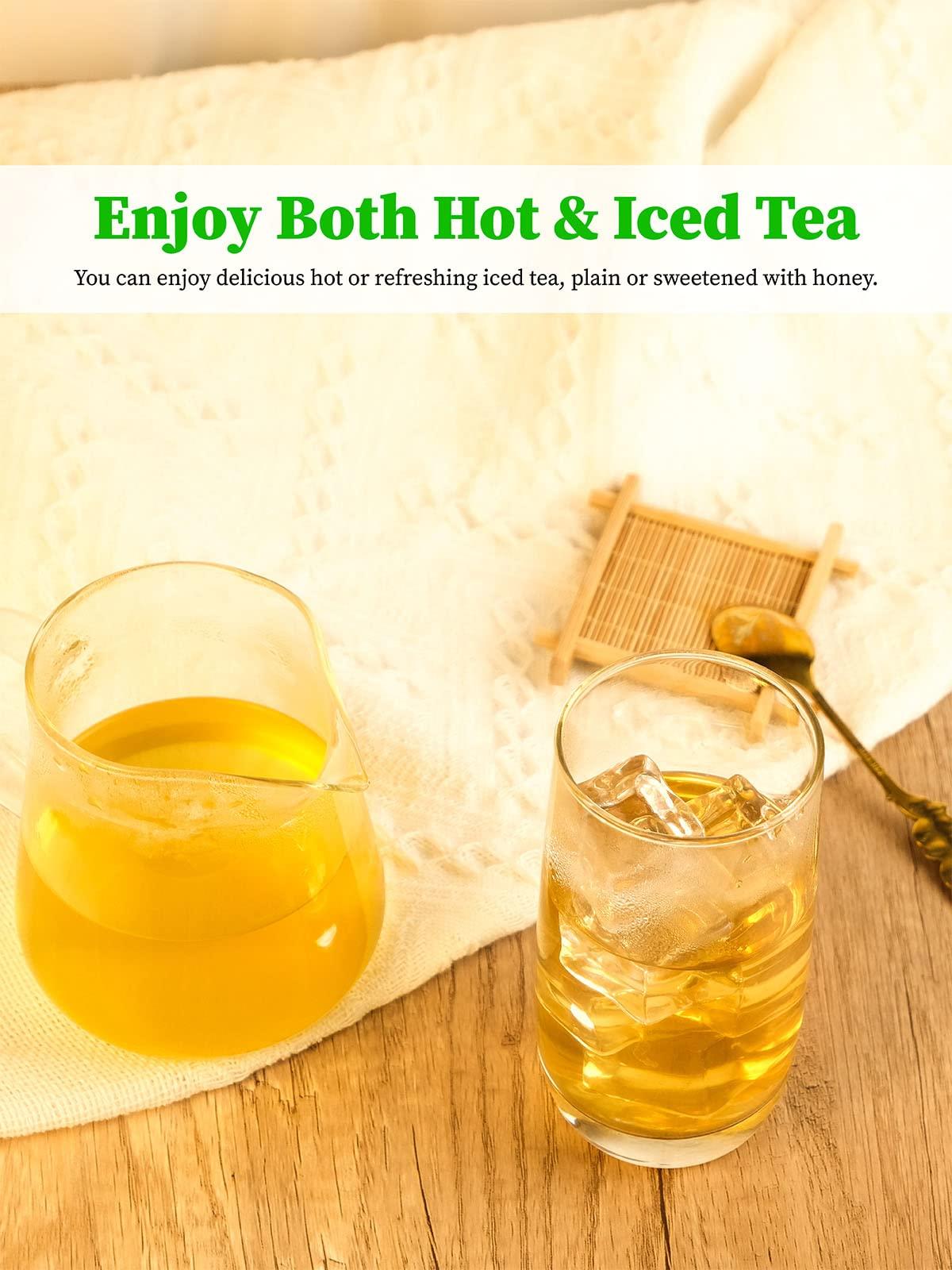 TeeLux TeeLux Decaf Green Tea Bags, Pure Decaffeinated Green Tea, Super Antioxidant, 100 Count Tea Bags for Hot & Iced Tea