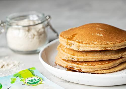 Food to Live Food to Live Organic Oat Flour, 2 Pounds - Non-GMO, Fine, Stone Ground from Whole Grain Oat Berries, Kosher, Vegan, Bulk, Great for Baking Pancakes, Muffins, Waffles and Bread, Good Source of Fiber