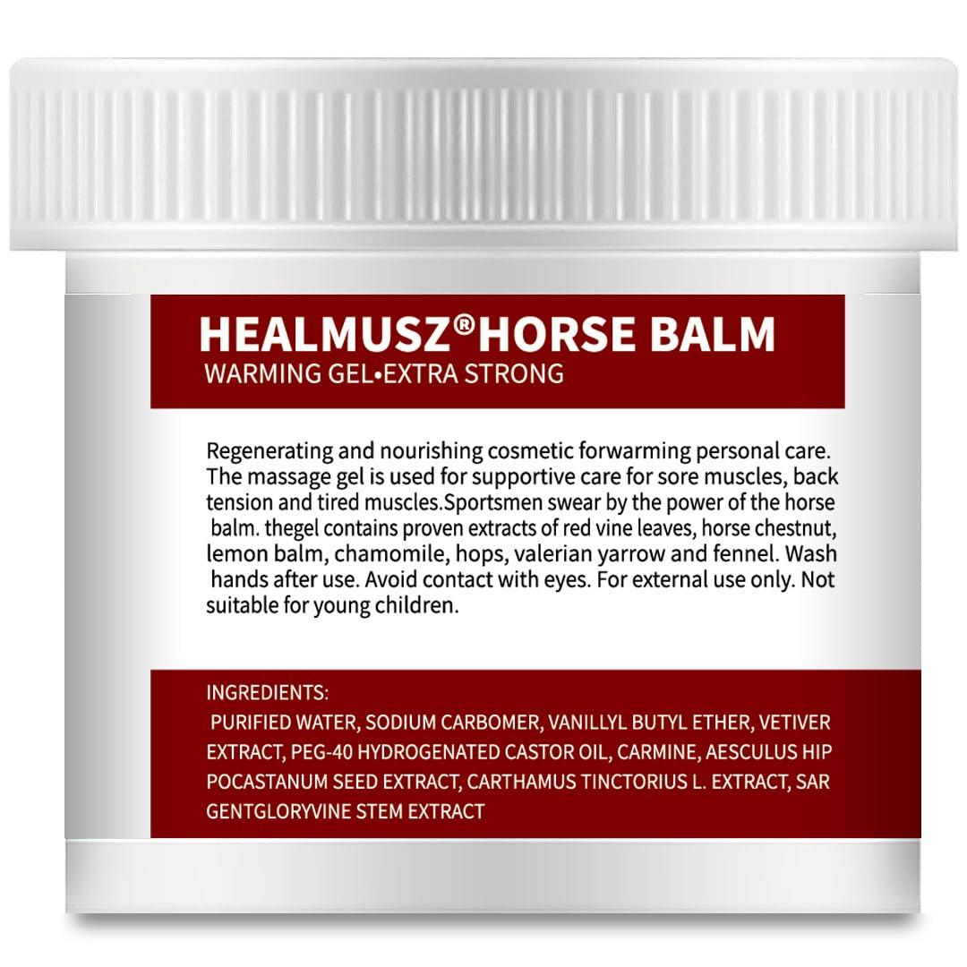 ciwoll Pferdebalsam Horse Balm Gel, Extra Strength Warming Massage Gel 8.8 oz, with Horse Chestnut and Safflower Extract, Joint & Muscle Soothing Support
