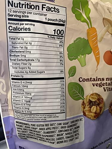 Made Good MadeGood Organic Granola Minis 24-Bag Organic Snack Variety Pack, Gluten Free Mon GMO Vegan Nut Free Individually Wrapped Snack Packs