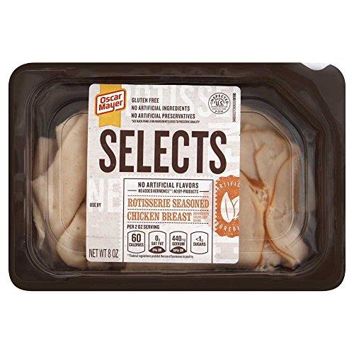 Oscar Mayer Oscar Mayer Selects Chicken Rotisserie Seasoned Chicken Breast, 8 Ounce -- 12 per case.
