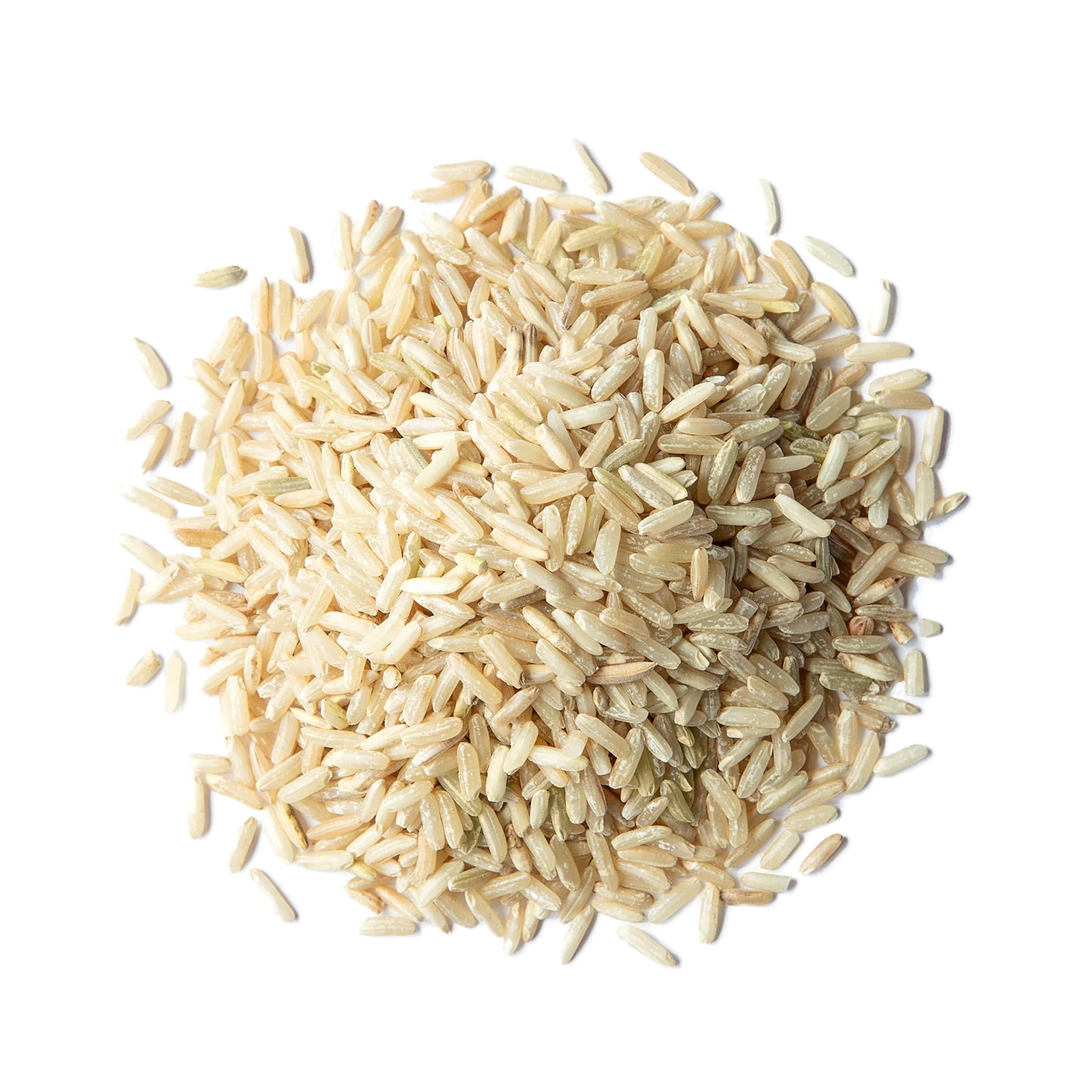 Food to Live Food to Live Jasmine Brown Rice, 1 Pound Whole-Grain and Long-Grain Thai Rice, Vegan, Kosher, Bulk. Higher in Fiber than White Jasmine Rice. Great as Side Dish