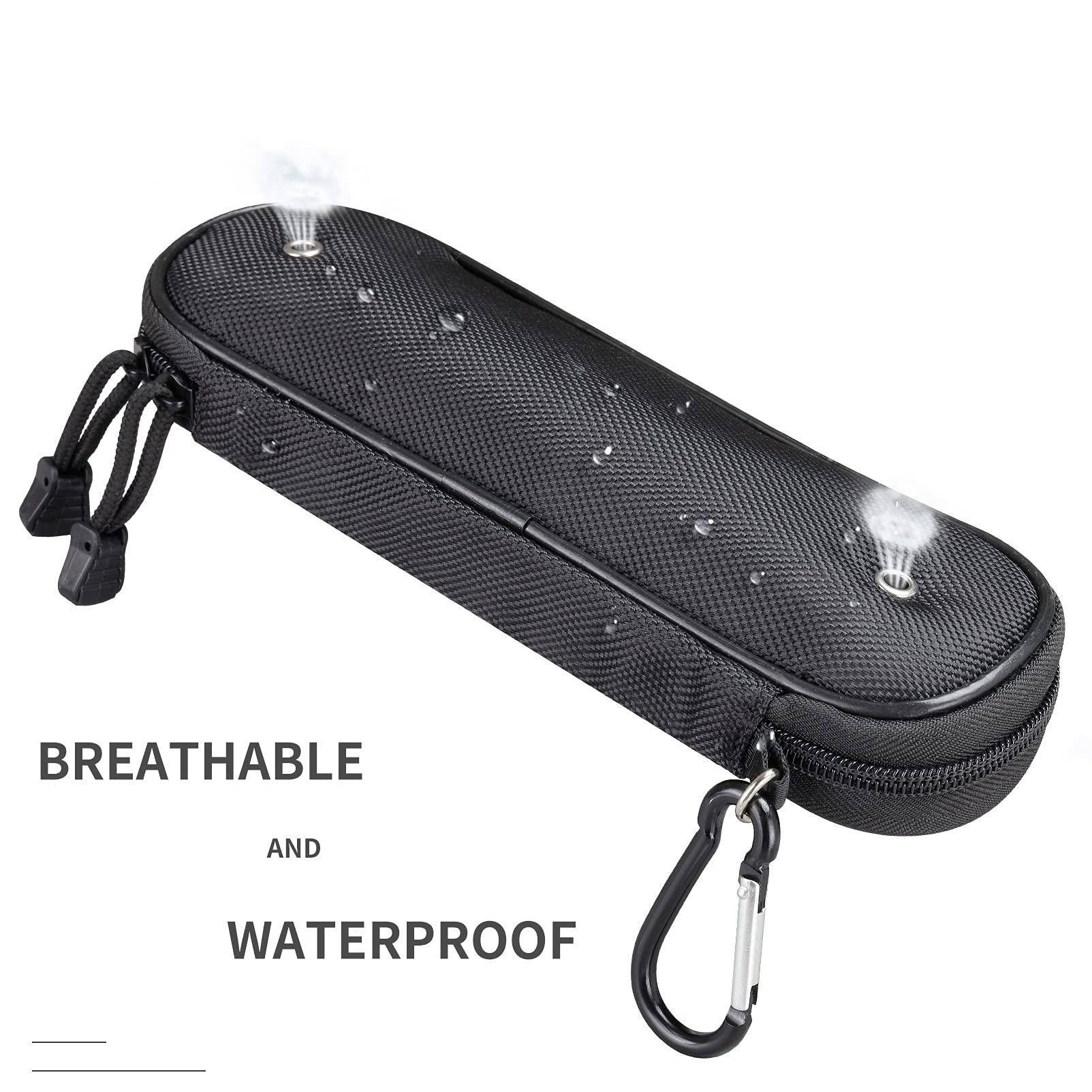 Mijibisu Toothbrush Travel Case for Oral-B Pro 500/600/650/1000/1500/2000/3000/3500/5500/Pro-Health,Genius X Limited/6000/7000/7500/8000/9600,Smart 1500/3000/5000,Vitality Dual Clean.(Case Only) Black