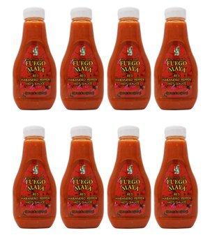 Fuego Maya Fuego Maya Fuego Maya Red Habanero Sauce 8 oz (8 pack)