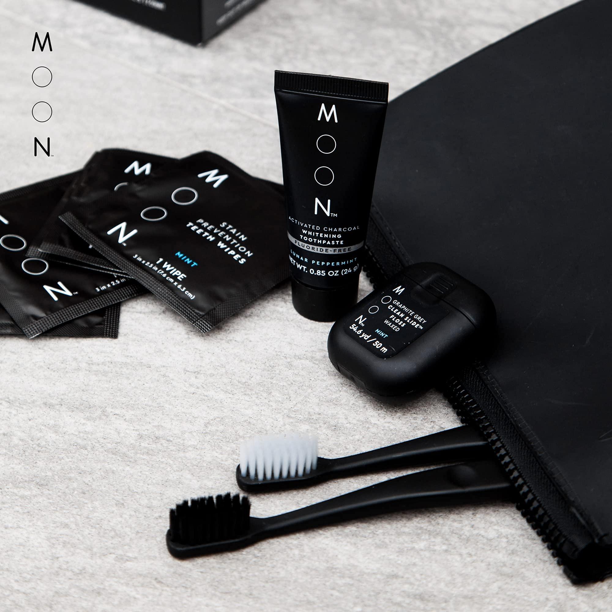 MOON MOON Soft Bristle Toothbrush 4-Pack - Extra Soft Toothbrushes for Adults, Sensitive Gums & Teeth-Friendly - 720 Tapered Ultra-Fine Bristles per Brush for Gentle Deep Cleaning (4 Pack)