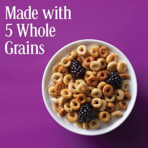 Cheerios Multi Grain Cheerios, Multigrain Breakfast Cereal, Gluten Free, 18 oz (Pack of 8)