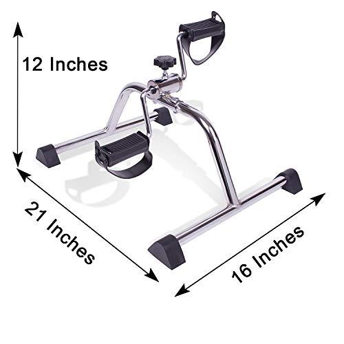 Carex Carex Under Desk Pedal Exerciser - Compact Exercise Equipment for Arms and Legs - Great for Elderly, Seniors, Disabled or Office Use