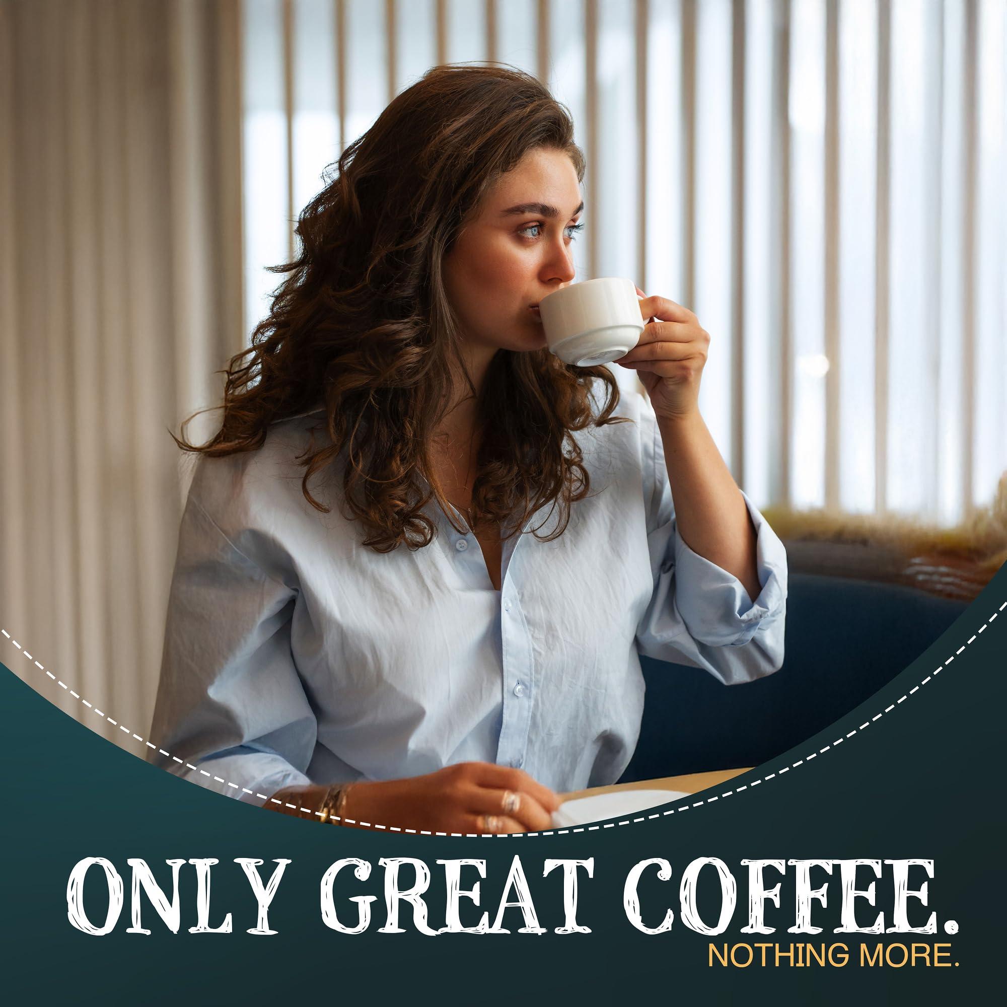 The Bean Coffee Company The Bean Organic Coffee Company Chocolate Macadamia Nut, Medium Roast, Ground Coffee, 16-Ounce Bags (Pack of 2), Caf molido tostado orgnico