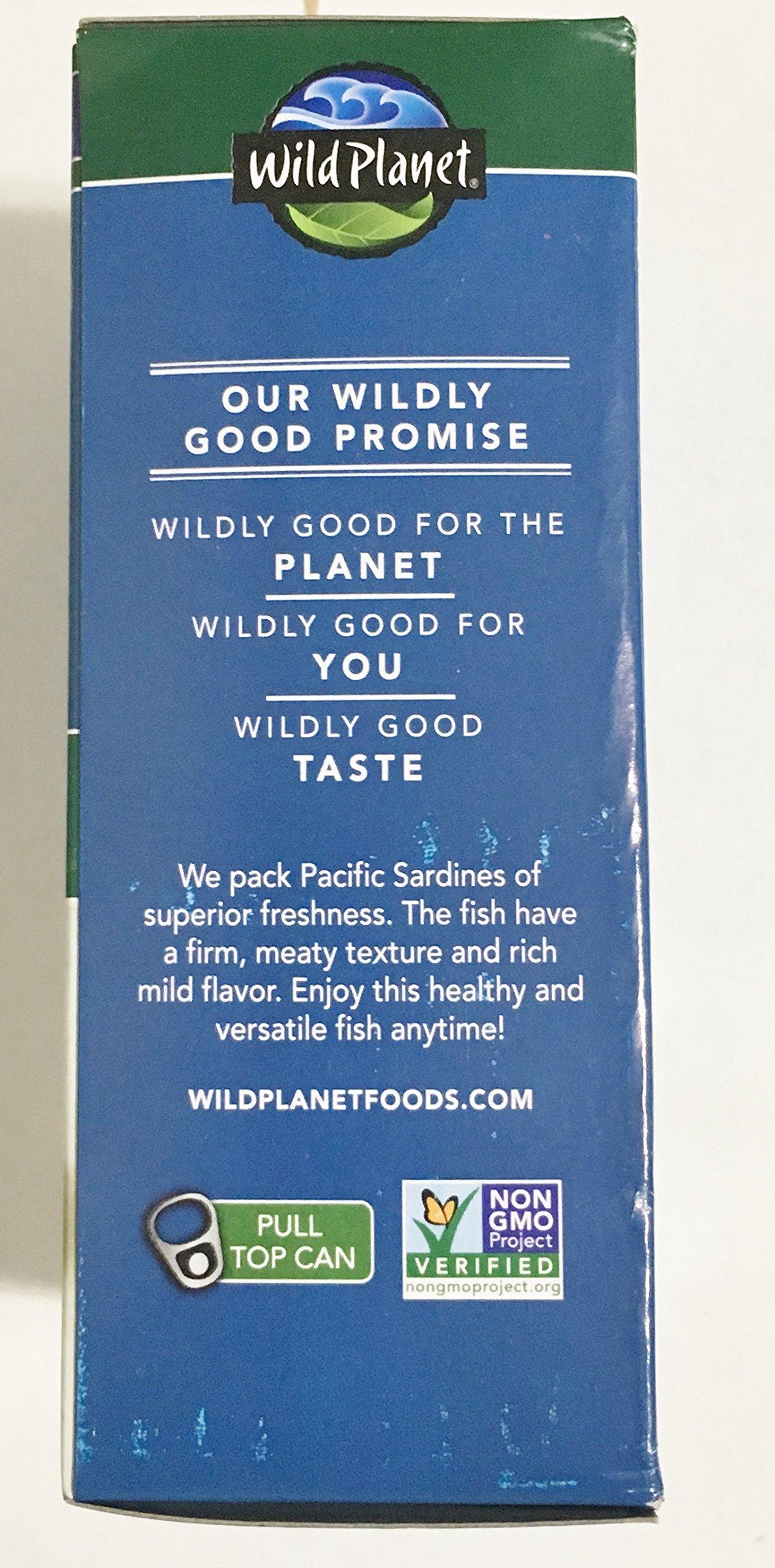Wild Planet Wild Planet Wild Pacific Sardines in Extra Virgin Olive Oil, 4.4 Oz, 6 Ct (4 Pk)