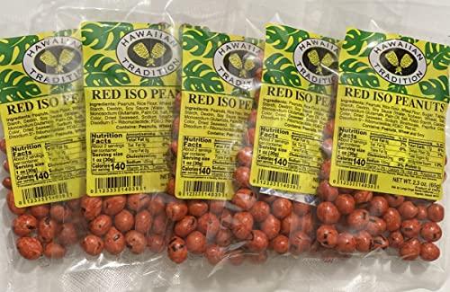 Hawaiian Tradition (Pack of 5) Hawaiian Tradition Red Iso Peanuts 3.5 oz