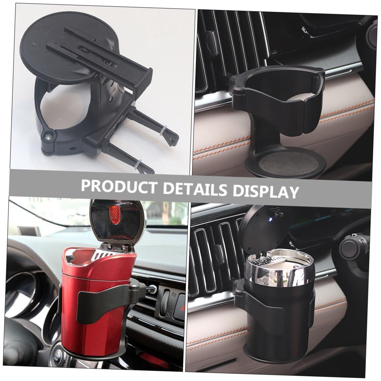 COOLHIYA COOLHIYA Air Vent Bottle Mount Car Cup Holder Stand Car Cup Holder Adapter for Most Vehicles SUVs Trucks