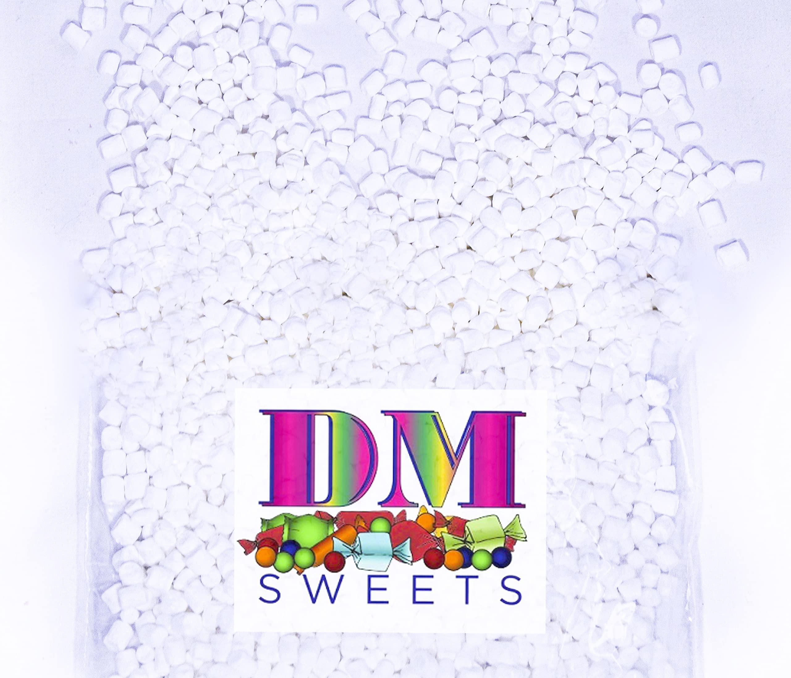 DM Sweets Dehydrated Marshmallow Bits - 8 oz of Fresh Mini Vanilla Dehydrated Marshmallows.