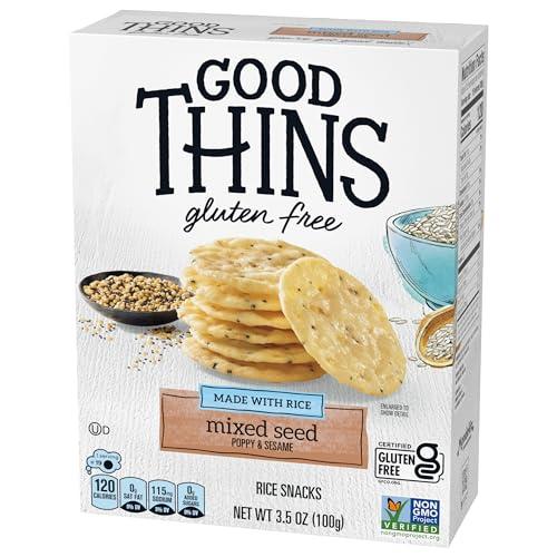 Good Thins Good Thins Mixed Seed Rice Snacks Gluten Free Crackers, 3.5 oz
