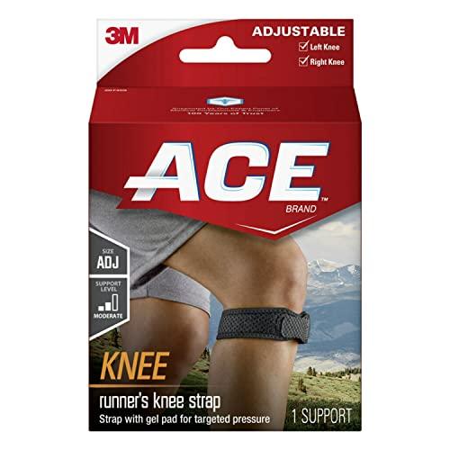 ACE ACE Brand Knee Strap, Adjustable, Black, 1/Pack