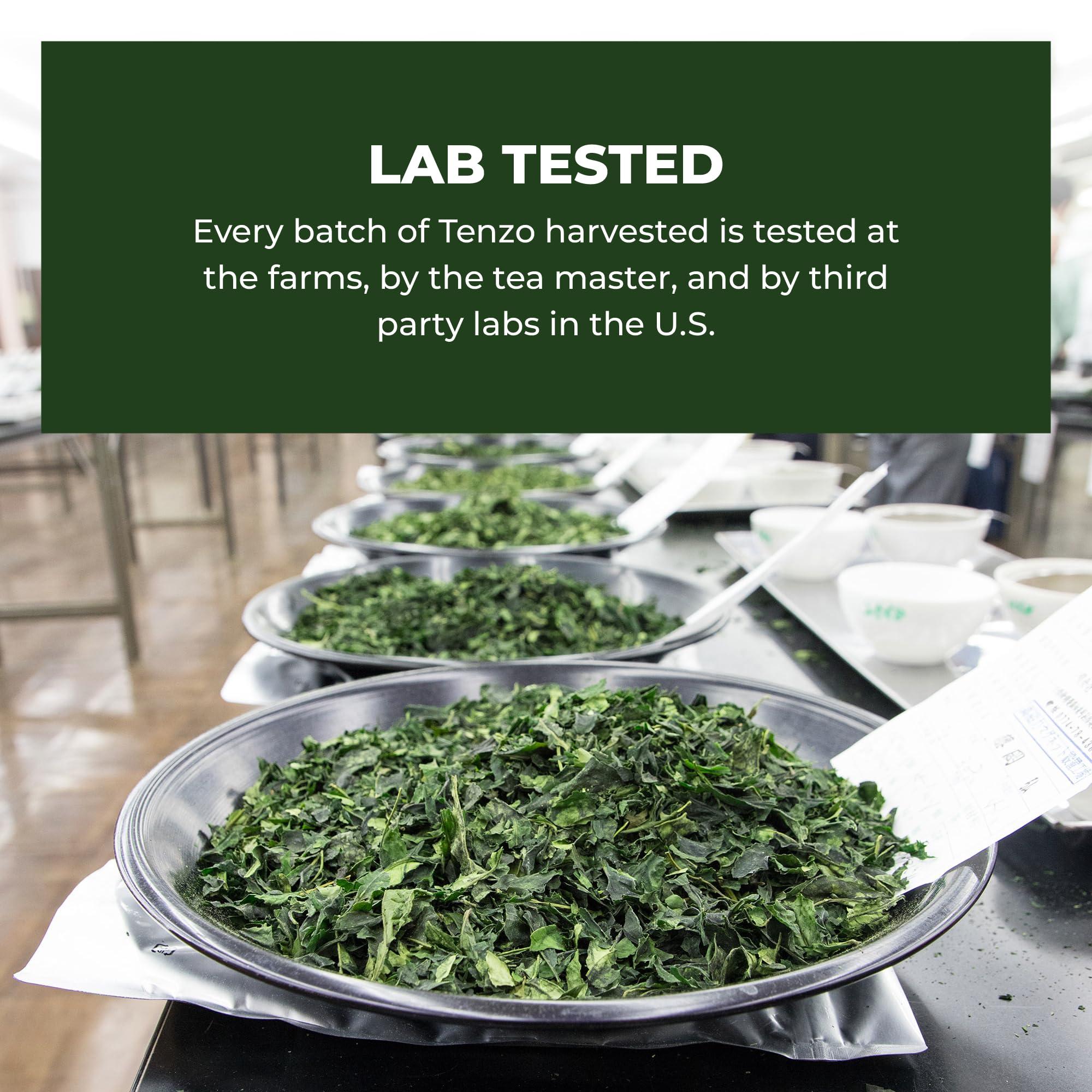 Tenzo Tea Tenzo Matcha Green Tea Powder BetterBoost (1.06 Ounce) with 100 Prong Bamboo Whisk