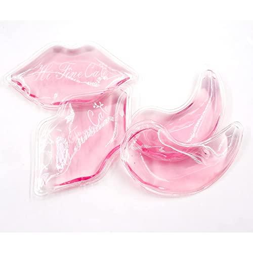 HI FINE CARE 6 pcs Lip Eye ice Packs, Eye Lip ice Pack, Lips and Eyes Cold Compress, Reduce Eye and Lip Pain and Swelling, Dark Circles Fade Ice Pack (6 PCS)