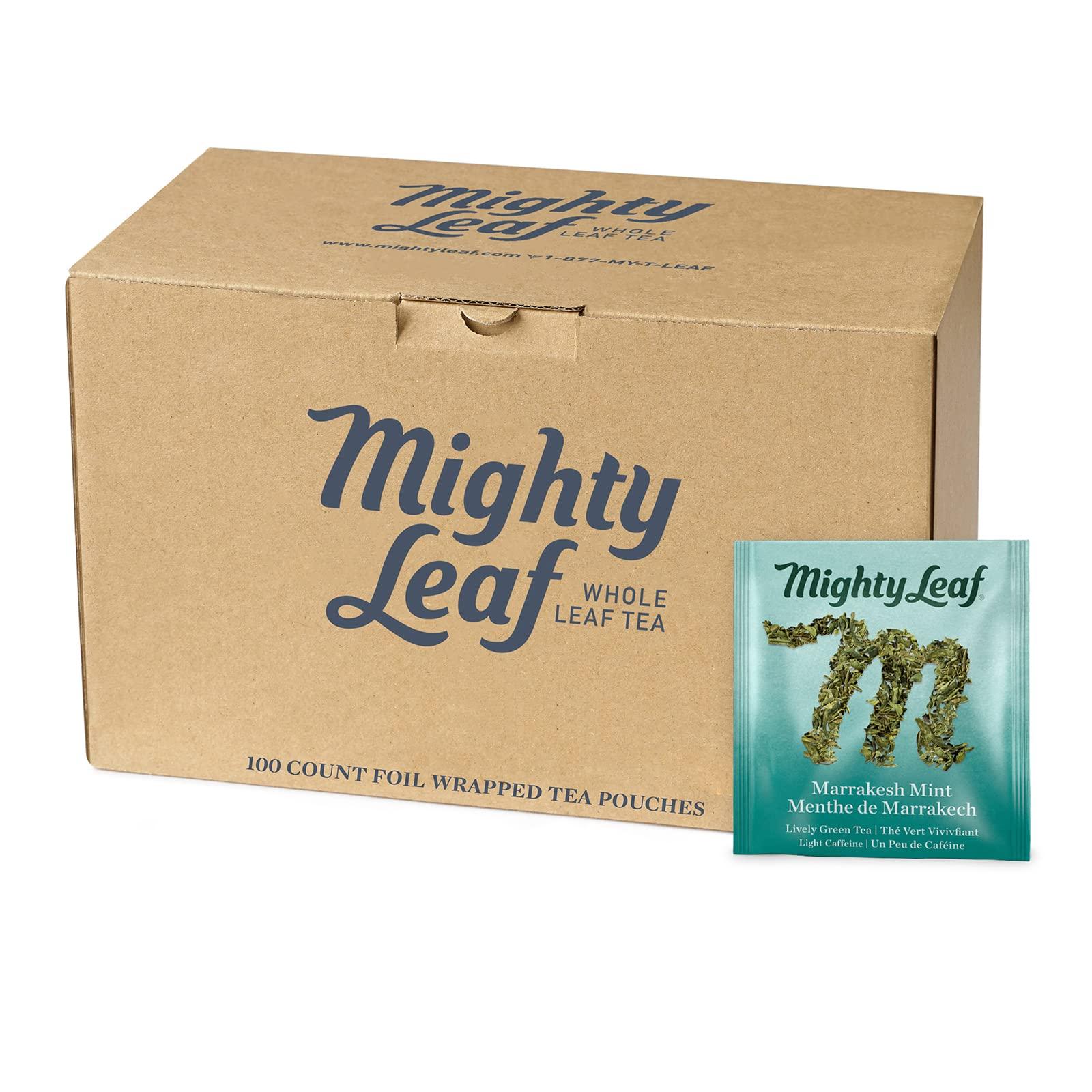 Mighty Leaf Mighty Leaf Tea - Marrakesh Mint - 100 Pouches Foil Wrapped