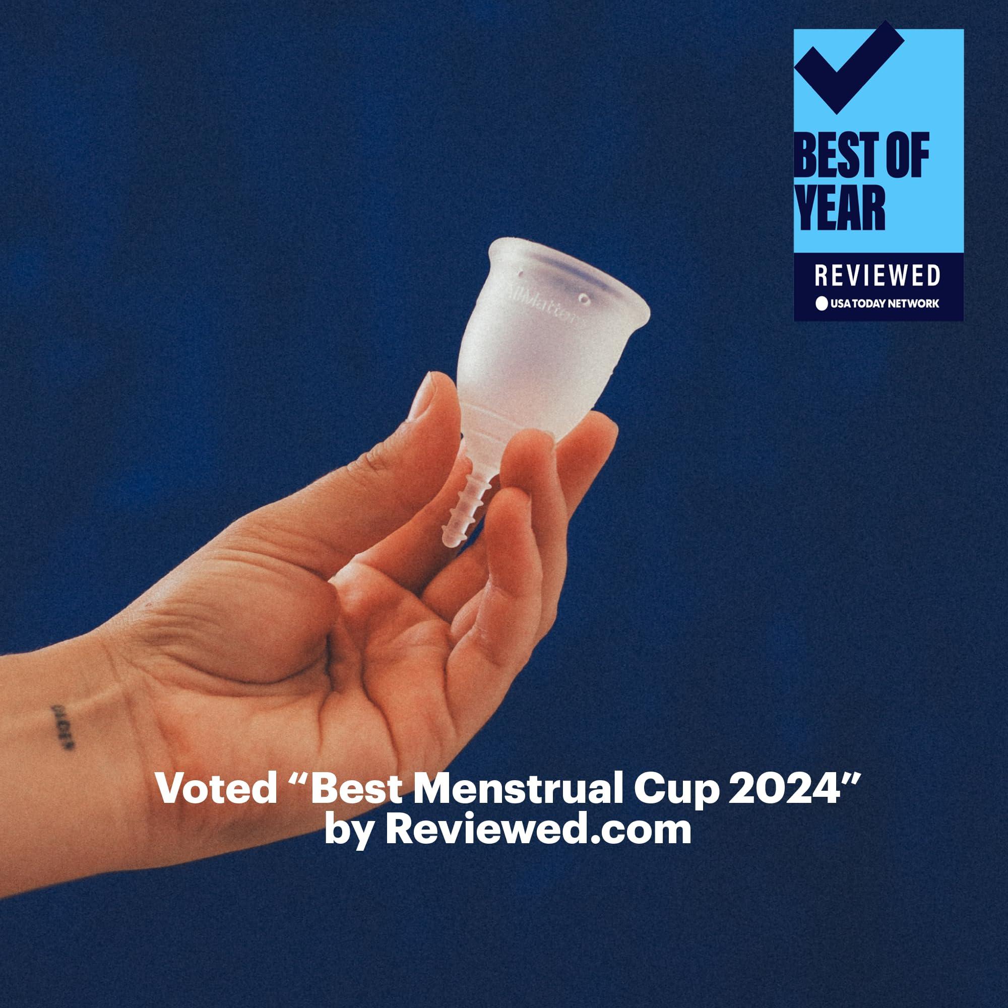 OrganiCup OrganiCup Menstrual Cup by AllMatters - Size A - Superior to Pads & Tampons - Voted Best Menstrual Cup by Reviewed - Made in Germany - Soft and Flexible