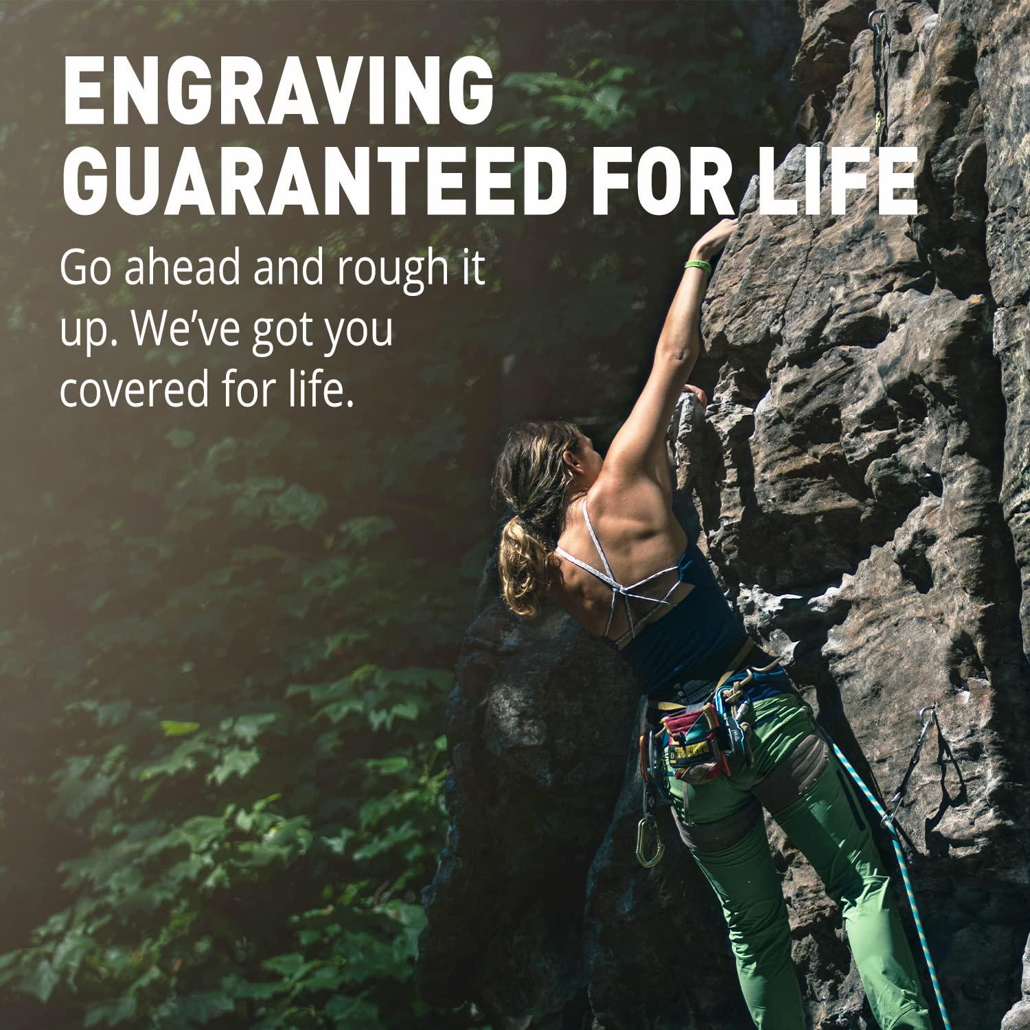 Road ID Road ID Medical Alert Bracelet for Men and Women - Stretchable and Comfy Silicone Bracelets for Identification, Emergency & Medical Information for Athletes & Travelers (13mm Wide)