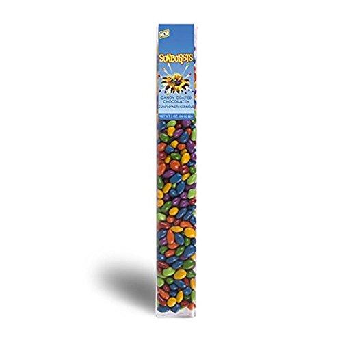 Kimmie Kimmie Candy Sunbursts Regular Mix Candy Coated Sunflower Kernels, Gluten Free, Non-GMO Pack (1-3oz tube)