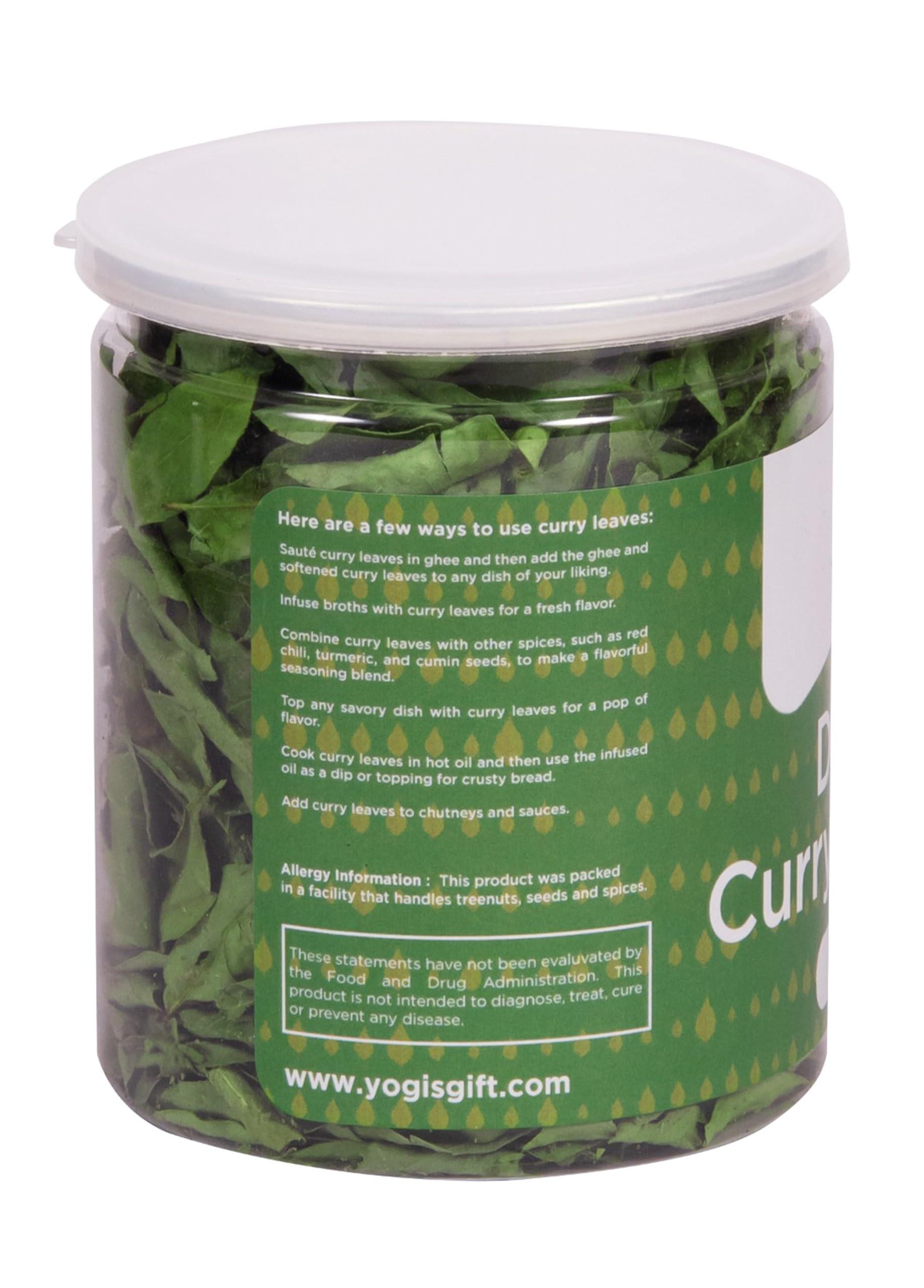 YOGI’S GIFT – Celebrating health Dried Curry Leaves 0.7 Oz (900+ Leaves) | Aromatic Flavor of Whole Curry Leaves | Kari Patta | Tray Dried Fresh Cury Leaves | Whole Herb to Flavor all Food | Natural Herbs
