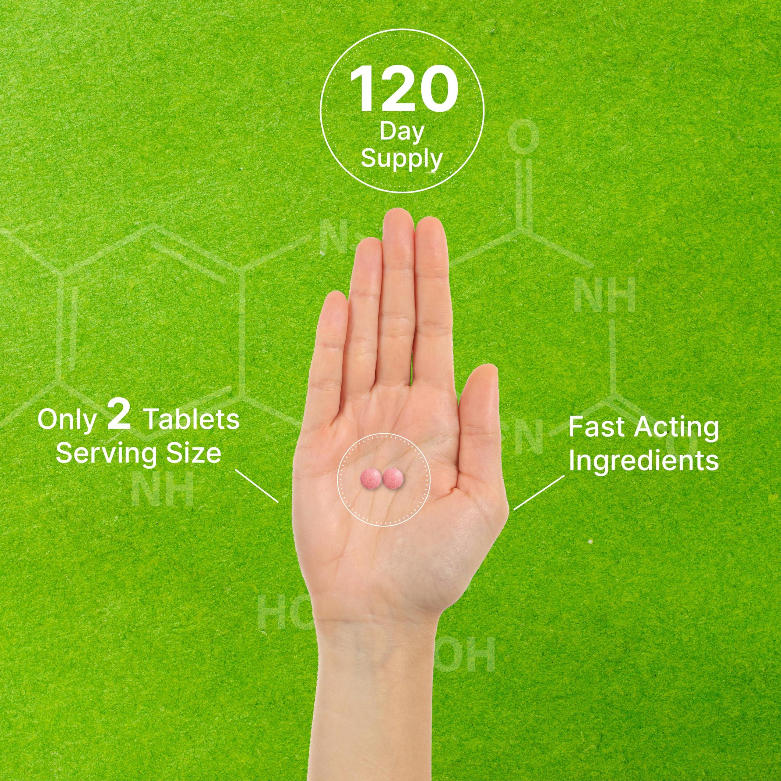 DEAL SUPPLEMENT DEAL SUPPLEMENT Methyl B-12 Vitamins 5000 mcg, 240 Chewable Tablets | Active Form - Strawberry Flavored - Energy Support & Brain Health Function - Vegetarian & GMO Free