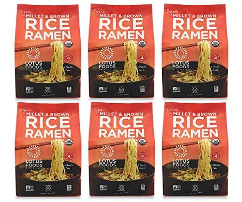 Lotus Foods Lotus Foods Organic Gluten-Free Millet & Brown Rice Ramen Noodles, Nutty Flavor, 10 Oz, 6 Count