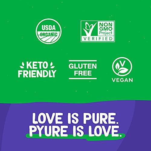 Pyure Pyure Organic Stevia Packets | Granulated Sugar Packets - White Sugar Substitute | Zero Carb, Zero Sugar, Zero Calorie Sweetener Packets | Plant-Based Stevia Packets for Keto Coffee | 80 Count