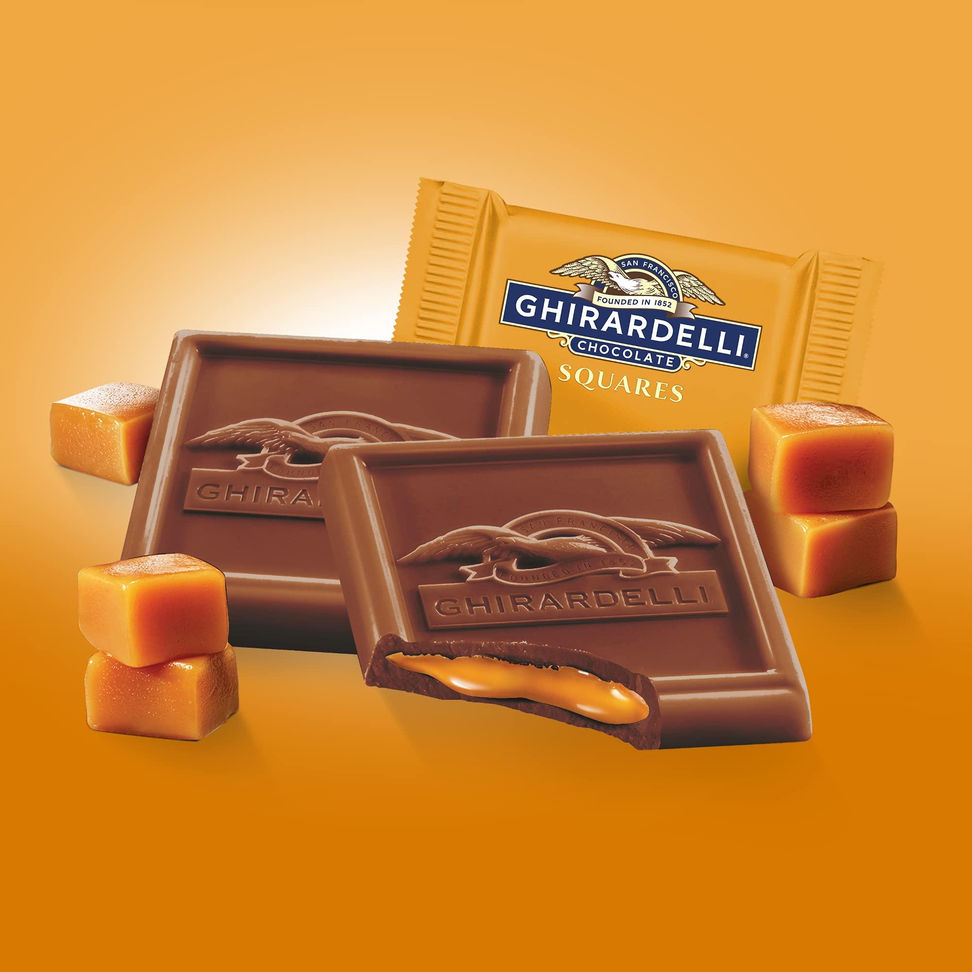 Ghirardelli Chocolate Company Ghirardelli Milk & Caramel Chocolate Squares, 0.53 Ounce, 50 count