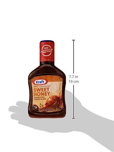 Kraft Kraft Slow Simmered Sweet Honey Barbecue Sauce (18 oz Bottle) (Pack of 3)