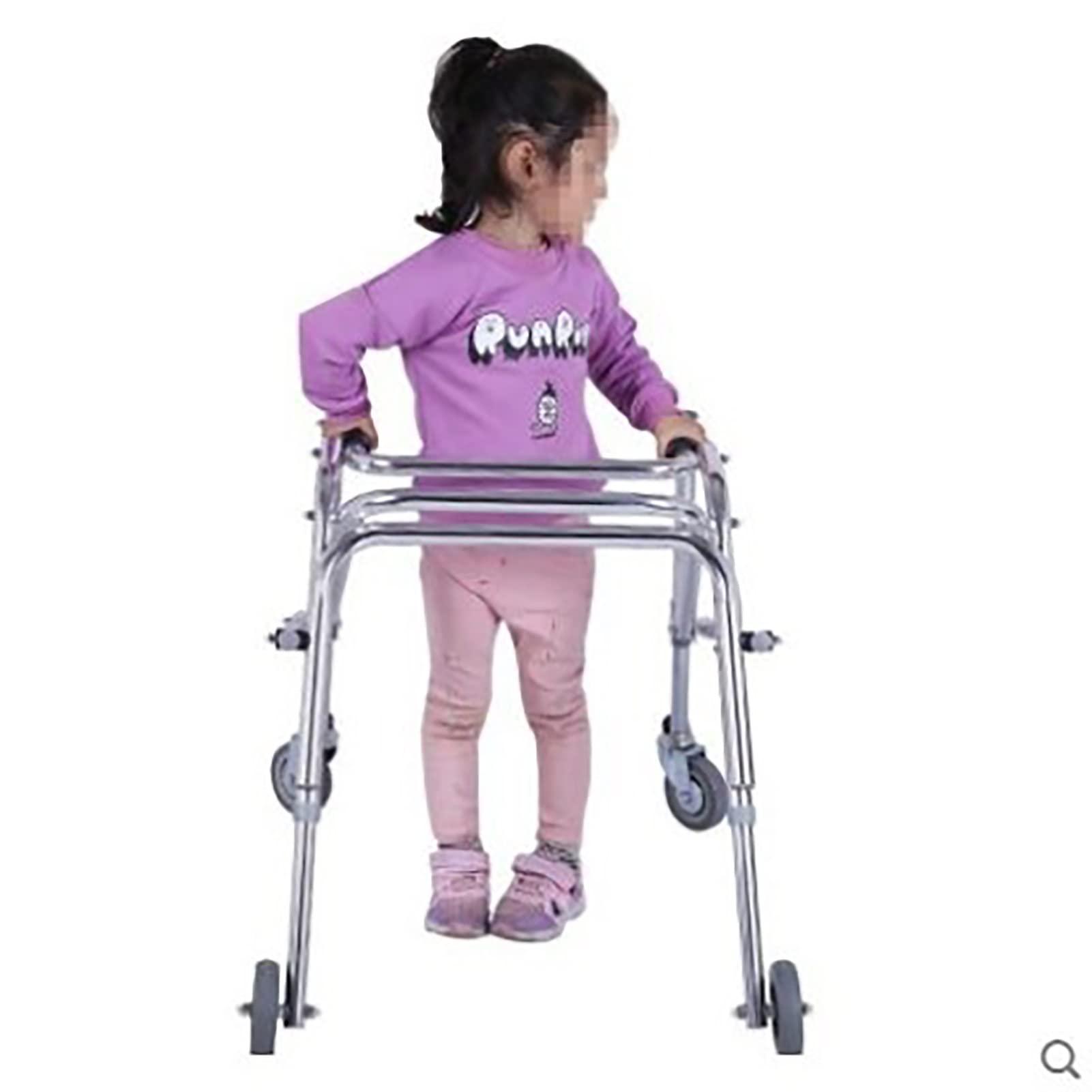 IOCCIOBB Walkers for walker Children with Cerebral Palsy, Three sizes to choose from, Mobile Walker, Rollators 4 wheel seat Disabled Assistive Equipment rollator Walker, Durable Mobility Aid ( Color : Onecolor