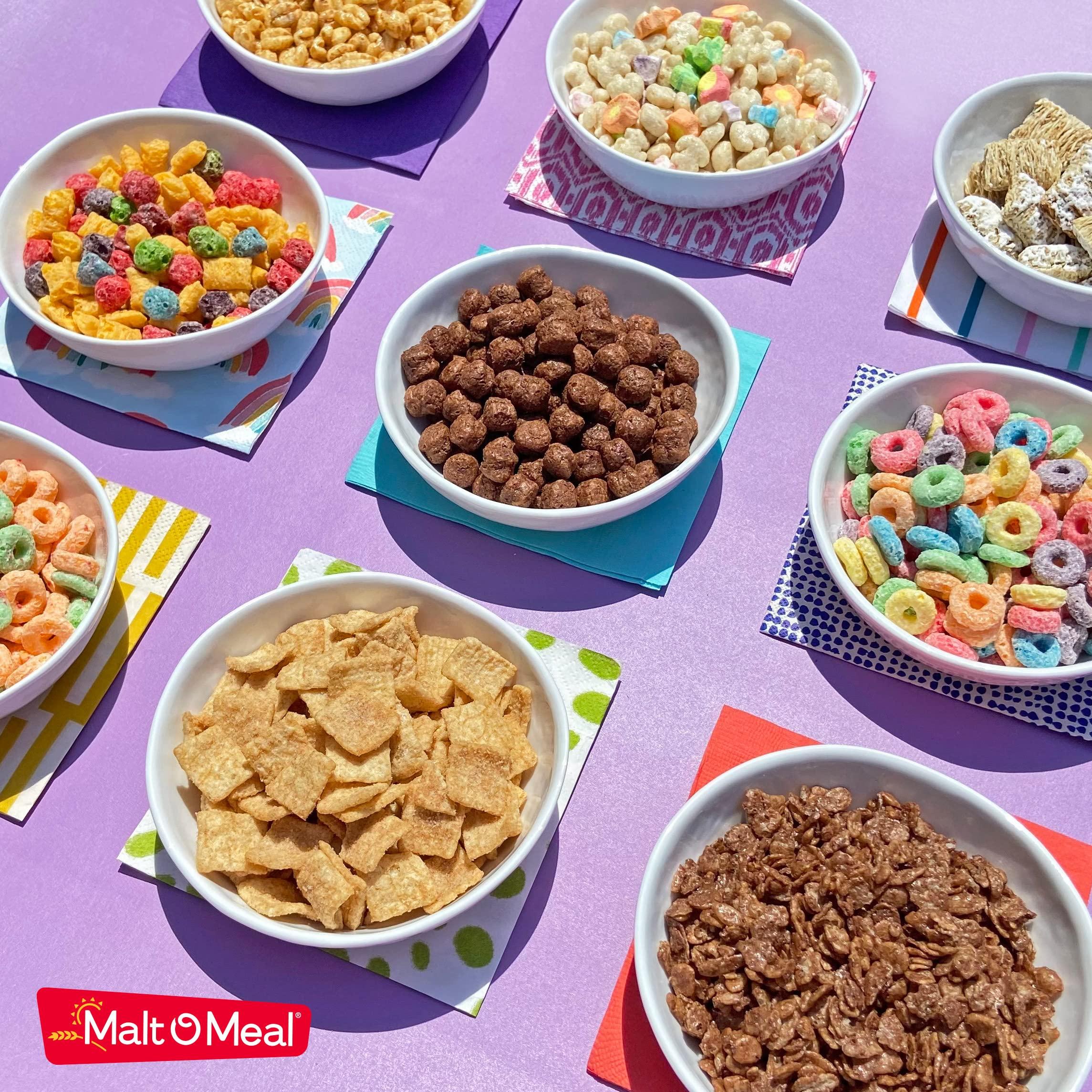 Malt-O-Meal Malt-O-Meal Chocolatey Chip Cookie Bites Kids Breakfast Cereal, Family Size Bulk Bagged Cereal, 21 Ounce - 1 count