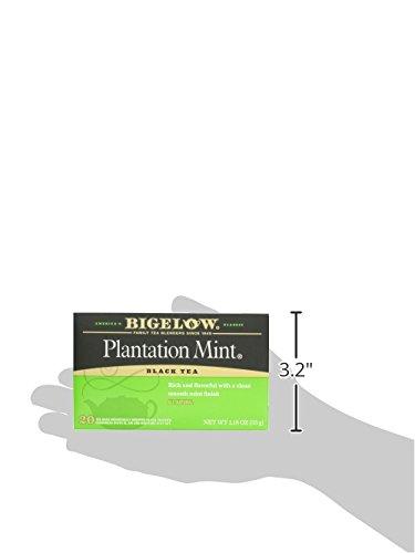 Bigelow Tea Bigelow Perfectly Mint Black Tea, Caffeinated, 20 Total Tea Bags