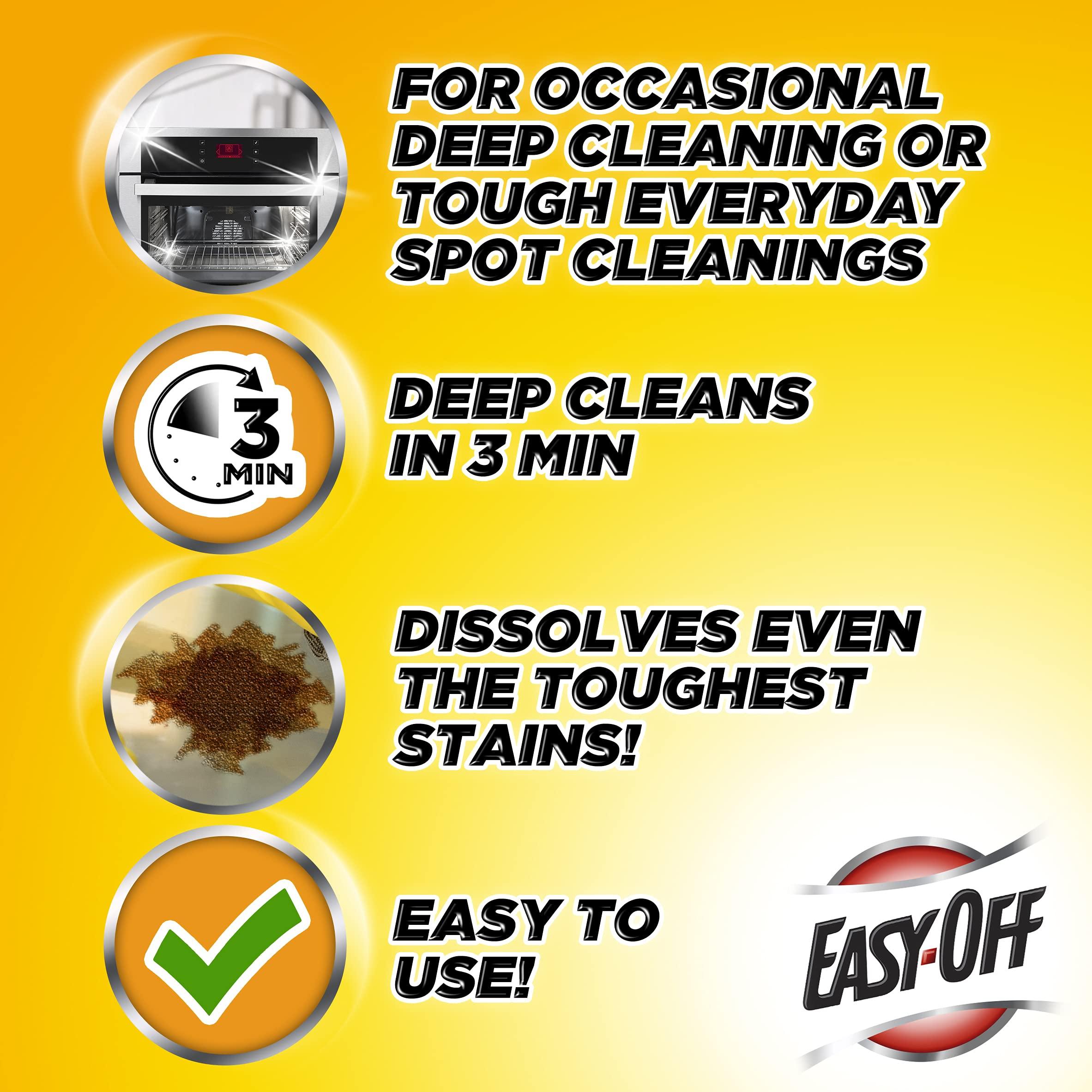 Easy Off Easy Off Heavy Duty Oven Cleaner, Regular Scent 14.5 oz Can (Pack of 2)
