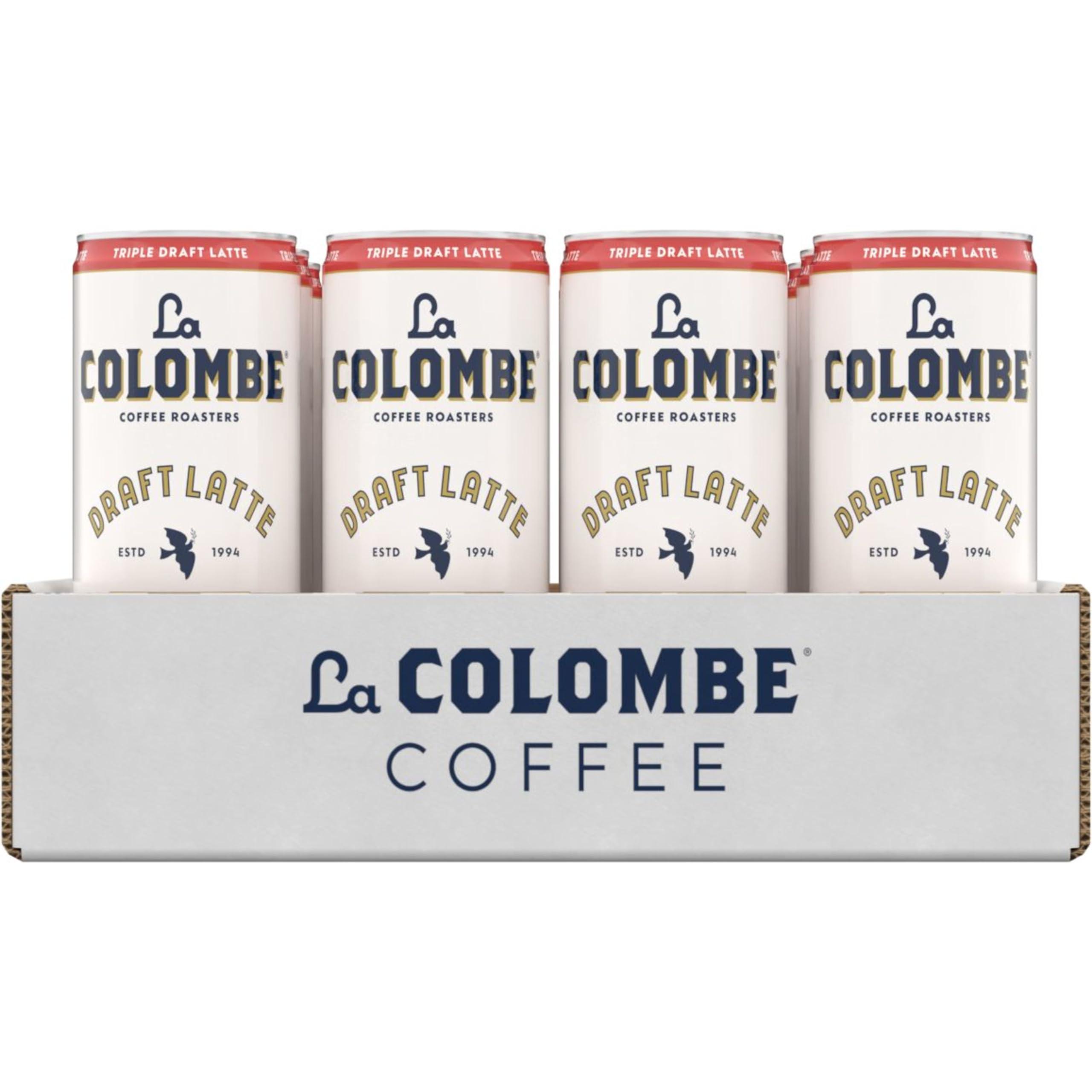 La Colombe La Colombe Coffee, Triple Draft Latte, 11 fl oz Cans (Pack of 12), Coffeehouse Quality Cold Brew, Specialty Grade Coffee Beans, Ready-to-Drink On-the-Go