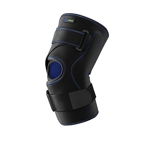 Actimove Actimove Sports Edition Knee Brace Wrap Around, Polycentric Hinges, Condyle Pads | Left & Right Compatible Knee Support for Meniscus Tear, Pain, ACL, MCL, Injury Recovery| Men & Women, Black - Choose Your Size