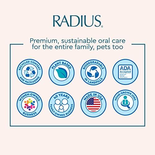 RADIUS RADIUS USDA Organic Kids Toothpaste 3oz Non Toxic Chemical-Free Gluten-Free Designed to Improve Gum Health for Children's 6 Months and Up - Coconut Banana - Pack of 3