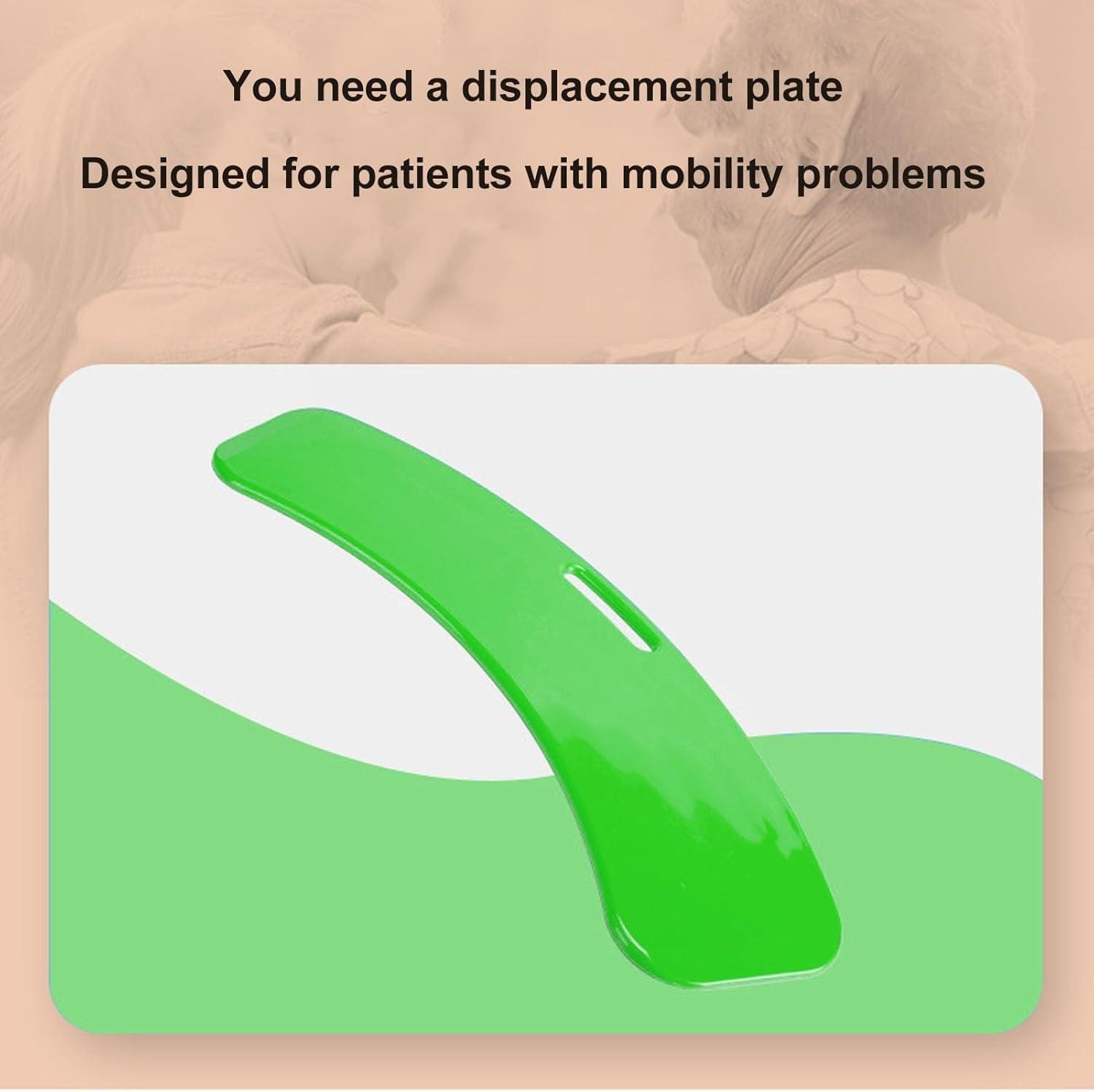 HEYKYY Slide Transfer Board, Sliding Board to Transfer to Wheelchair, Curved with Handle, Patient Slide Assist Device for Transferring Patient from Wheelchair to Bed, Toilet, Tub, Car