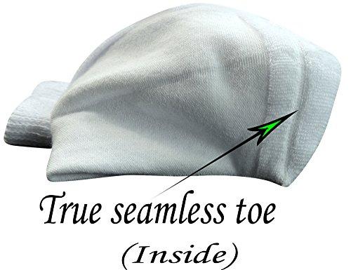 Yomandamor Yomandamor Women's 5 Pairs Non-Binding Cotton Ankle Diabetic/Dress Socks with Seamless Toe and Cushion Sole