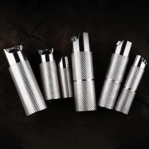 WANERSEN WANERSEN Titanium Waterproof Pill Case EDC Container Capsule Case Outdoor Camping Metal Box, Large