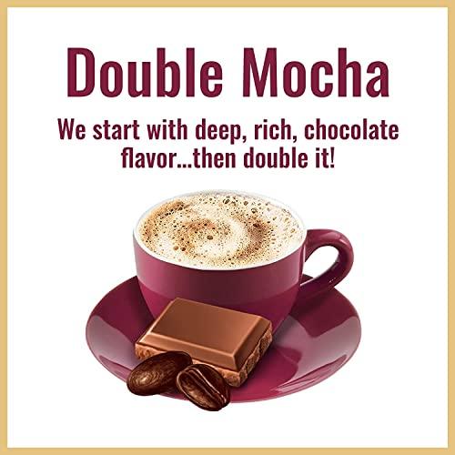 Hills Bros Hills Bros. Instant Cappuccino Mix, Double Mocha 16 Ounces- Frothy, Decadent Cappuccino with a Deep, Rich Chocolate Flavor (Pack of 3)