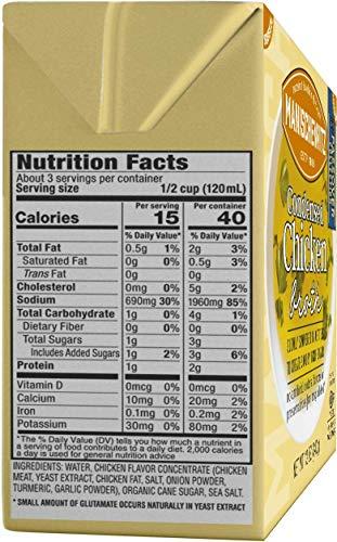 Manischewitz Manischewitz Chicken Broth 12oz (3 Pack), Flavorful, Kettle Cooked, Slowly Simmered, Kosher for Passover