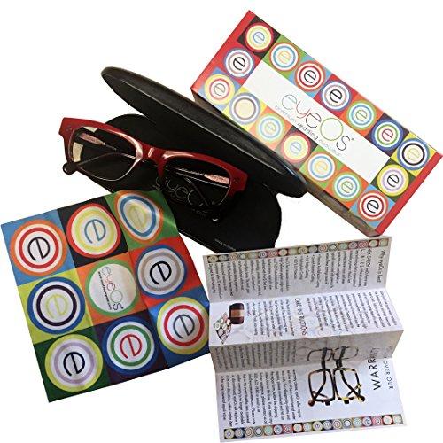 Eyeos Premium Readers eyeOs Model 'Wise Guy', High Definition, Hypoallergenic, Anti Glare, Men's, Women's, Unisex Readers P3 Round Retro