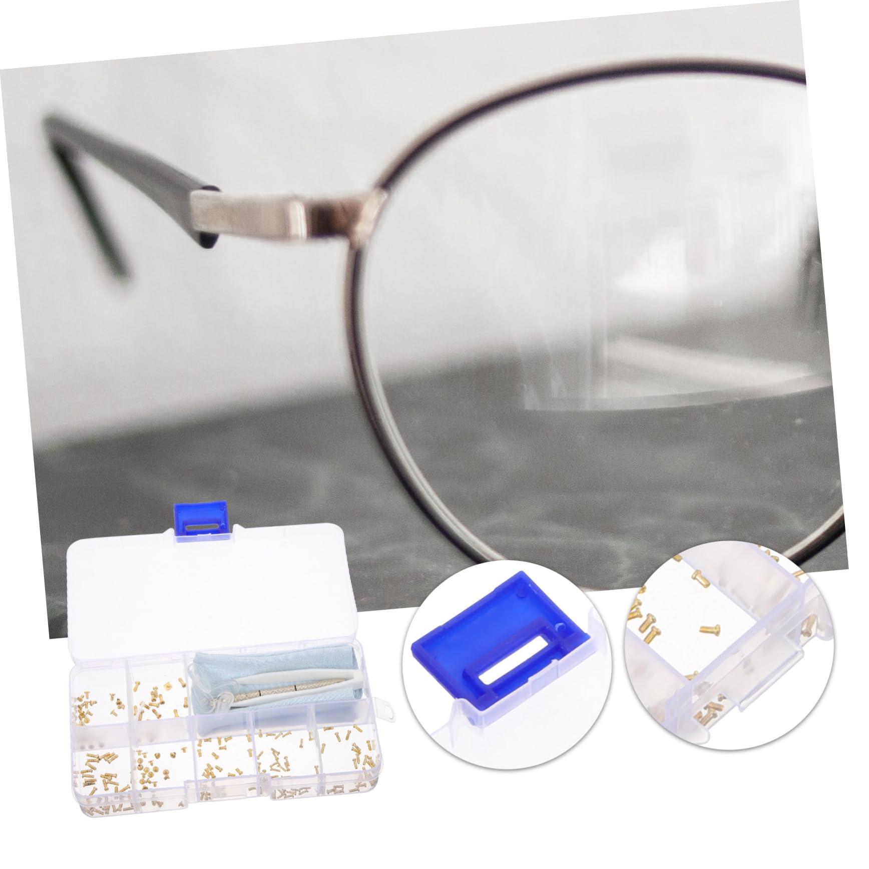 FOMIYES FOMIYES 1 Set Eyeglass Screws Screw Driver Kit Power Screws for Eyeglasses Watch Screws Electronics Small Screws Eyeglass Cleaning Kit Electricians Screwdriver Ratchet Repair Hole Plastic