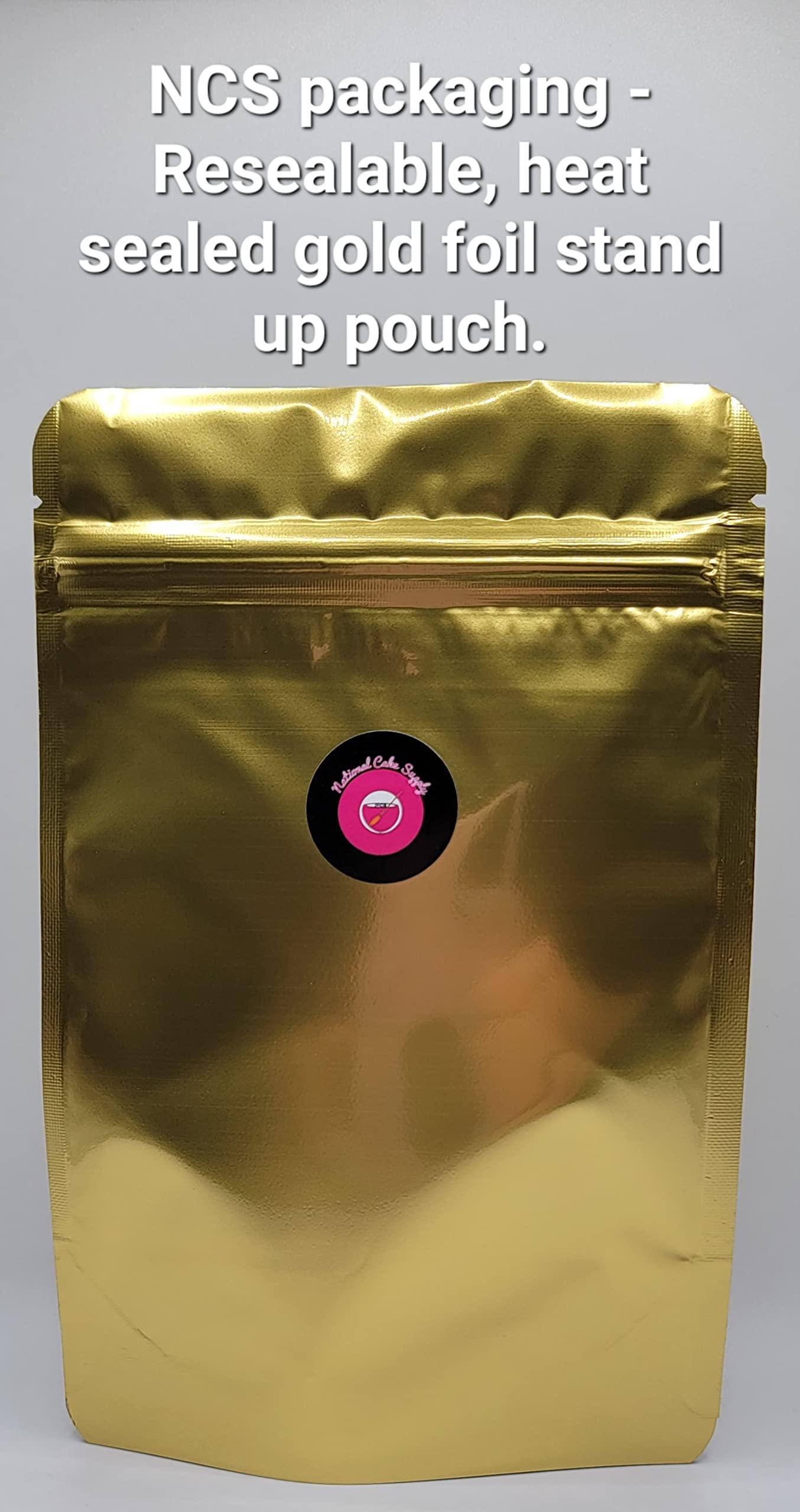 NCS NCS Dark Gold Star Edible Sprinkles, 8 ounces - Great for Cupcakes, Cookies, Cakes, Cakes Pops (Stars - Gold)