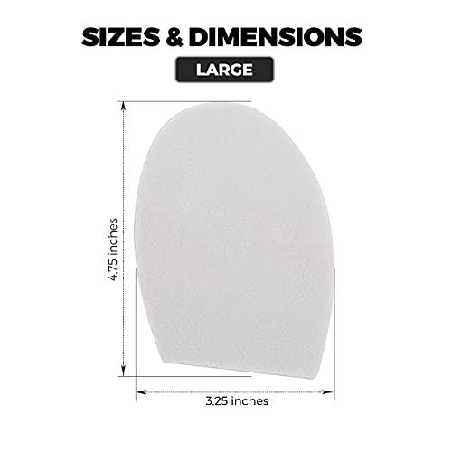 Lemrak 5 Pair of Half Insoles - Shoe Filler, Half-Sizer, Unisex Shoe Inserts to Make Big Shoes Fit a Half Size Smaller (Large)