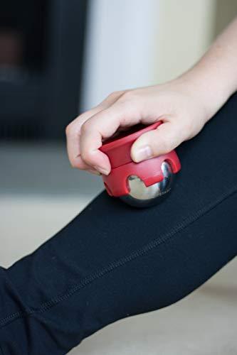 Cestari Massage Roller Ball - Stainless Steel Gel Balls for Heat + Ice Therapy - Back, Shoulder, Calf, Foot Massager with Heat or Cold - Myofascial Release - Deep Tissue Trigger Points - Hot Cold Roller.