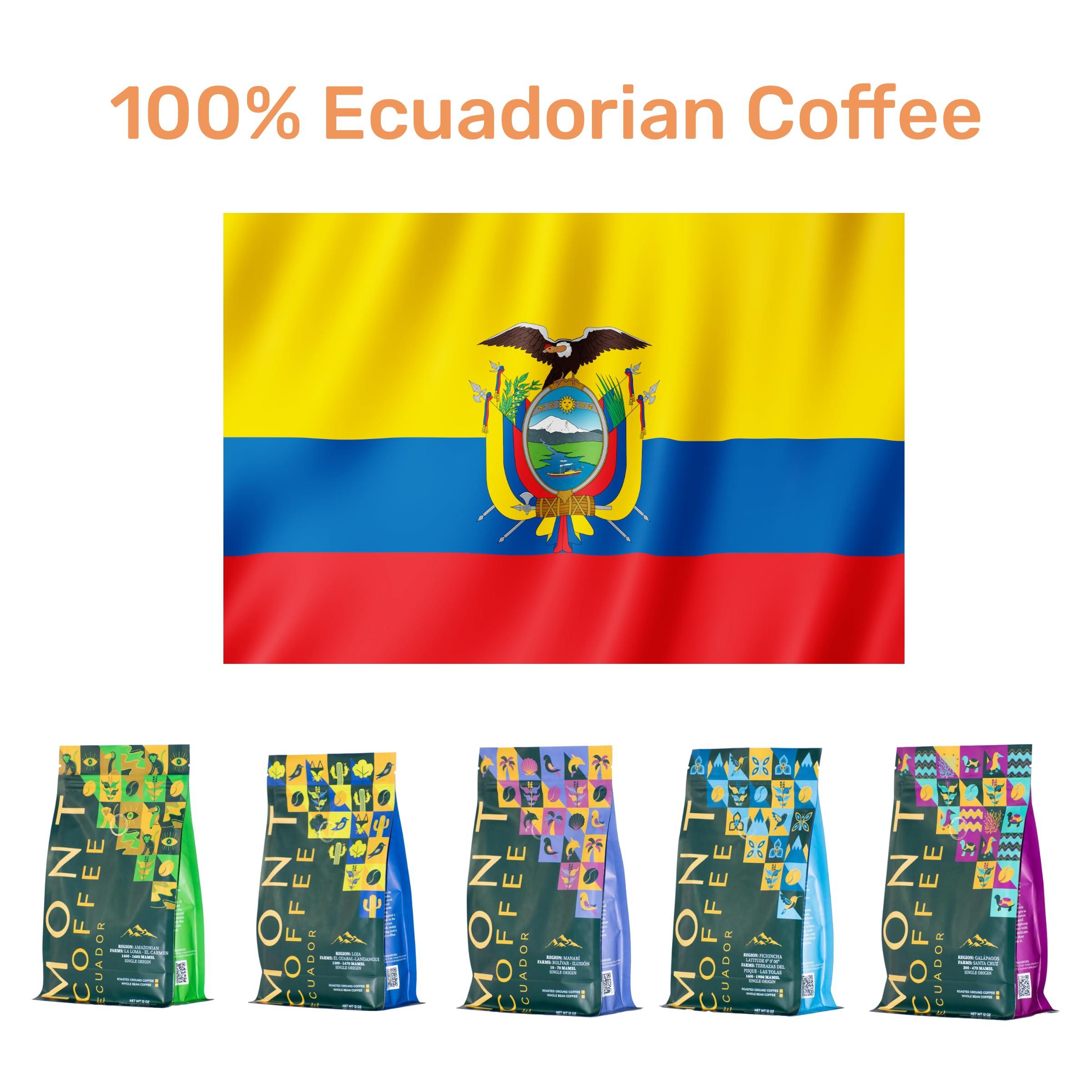 Mont Coffee Mont Coffee - Galapagos - Specialty Single Origin Ecuadorian Arabica Coffee | Deluxe | Fresh Roast
