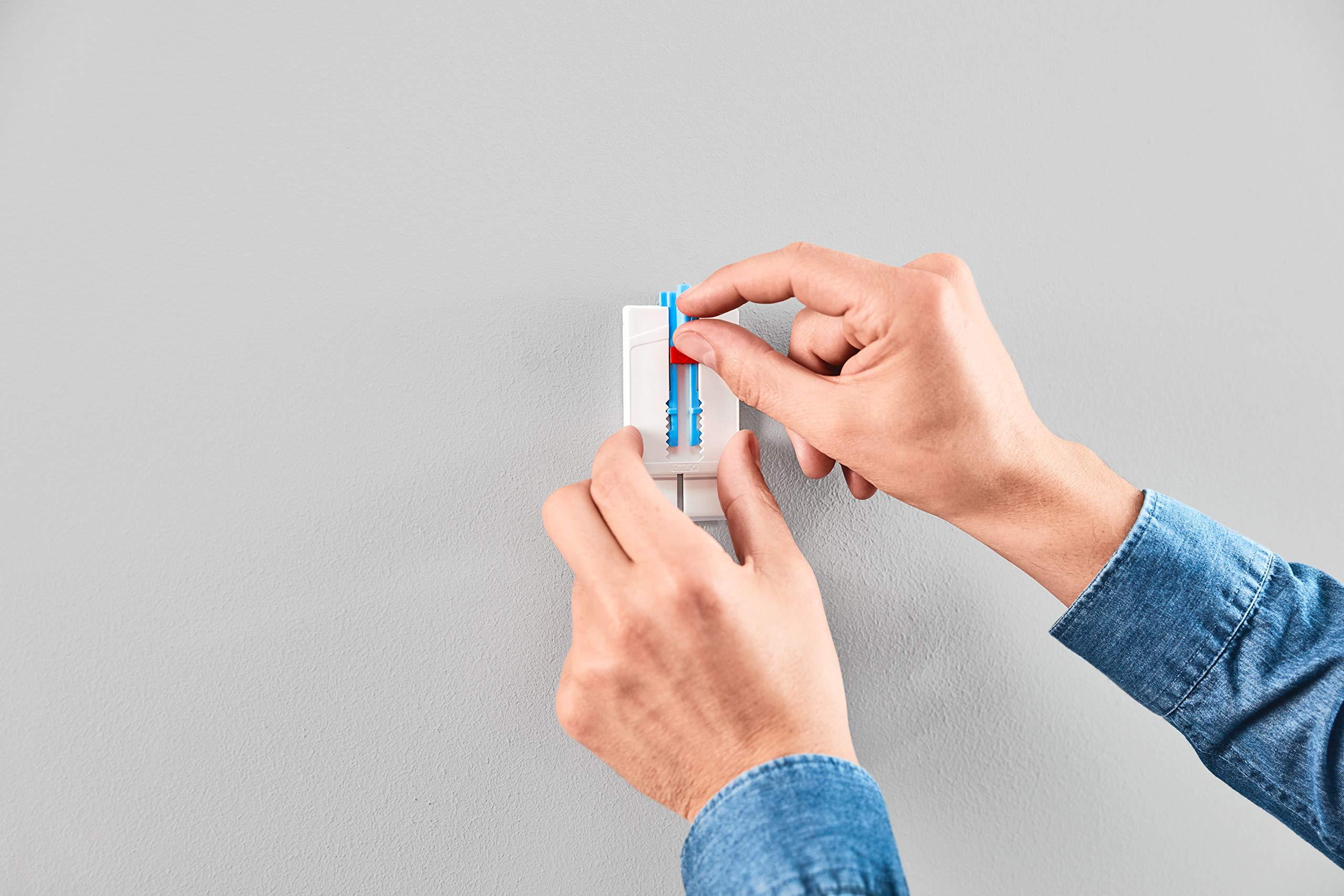 tesa UK tesa UK 77779-00000-00 Klebenagel Leinwand Tapete & Putz, White, 2 kg