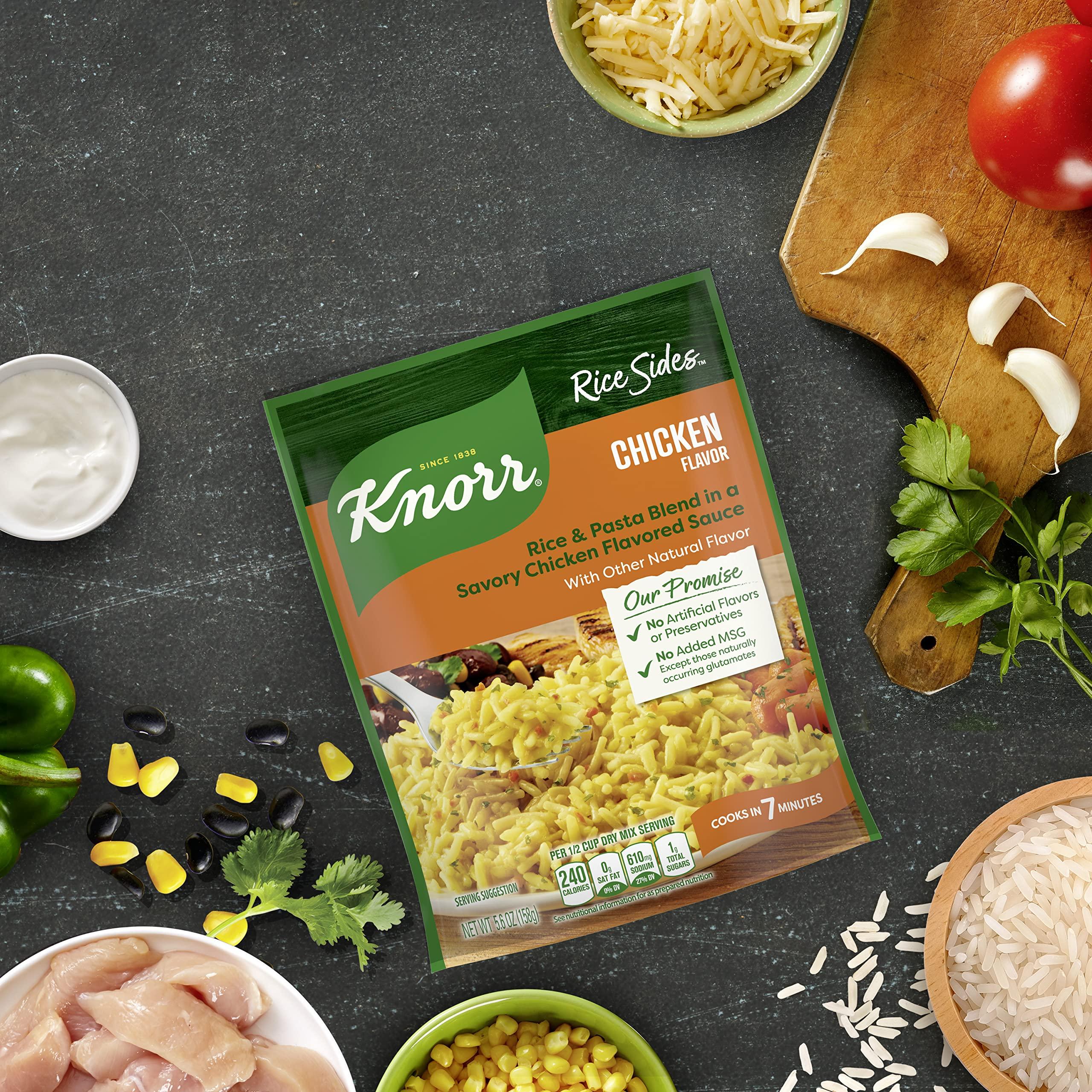 Knorr Knorr Rice Sides For a Tasty Rice Side Dish Chicken Long Grain Rice and Vermicelli Pasta Blend No Artificial Flavors, No Preservatives, No Added MSG 5.6 oz
